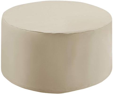 Crosley Furniture Patio Furniture Covers, Waterproof Round Outdoor Coffee Table Cover for Deck, Tan