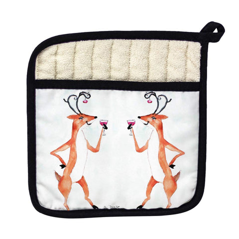 Betsy Drake PT906 Deer Party Pot Holder