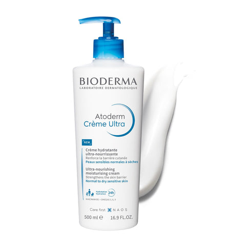 Bioderma Atoderm Cream Ultra, Hydrating Body Moisturizer for Normal to Dry Sensitive Skin