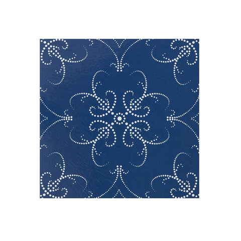 Retro Self Adhesive 12-Inch Vinyl Floor Tiles, 20 Tiles - 12" x 12", Navy Pearl Pattern - Peel & Stick, DIY Flooring for Kitchen, Dining Room, Bedrooms & Bathrooms by Achim Home Decor