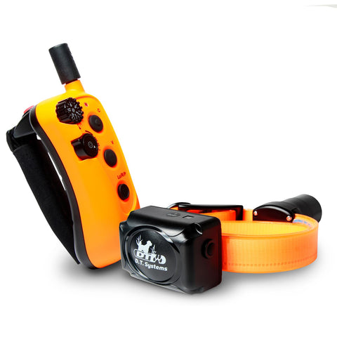 DT SYSTEMS RAPT1450 Upland Beeper E-collar - Compact Adjustable Expandable Remote Dog Trainer, 1400-Yard Range - Rechargeable Waterproof Collar & Floating Remote/Transmitter