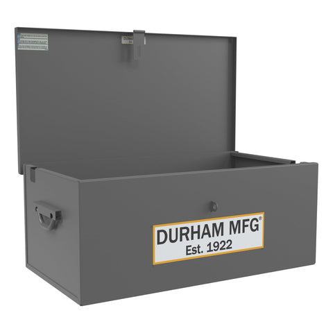 Durham Welders Box, Jobsite Box, 3.3 cu. ft, 14 Gauge Steel, 30-11/16 x 17-3/8 x 12-3/16, Gray (JSCWB-163012-94T-D719)