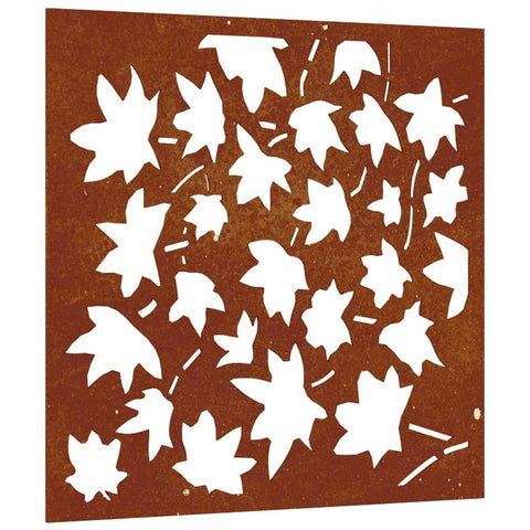 vidaXL Garden Wall Decoration Rusty Brown Corten Steel Medium