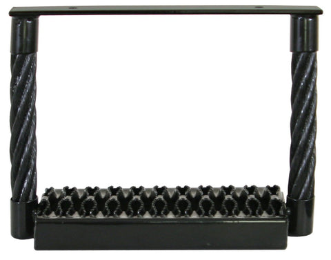 Buyers Products 5230915 9" Tall x 15" Wide Diamond Deck Serrated Cable Truck Step, Universal Galvanized Cable Step For Big Trucks, Trailers & More, Semi Truck Accessories
