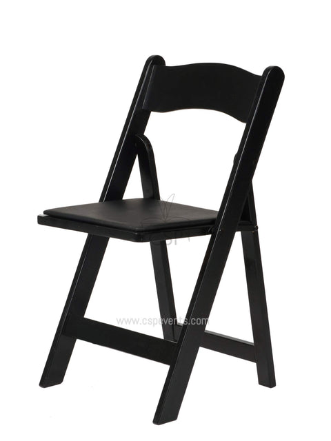 American Classic Wood Padded Folding Chair (Set of 4)