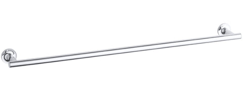 KOHLER 14437-CP Purist 30" Towel Bar for Bathroom Wall, Wall-Mount Towel Rack, Bathroom Towel Holder, Polished Chrome