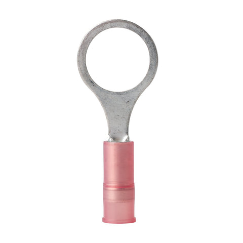 Ancor 230203 Marine Grade Electrical Nylon Insulated Double Crip Funnel Entry Ring Terminals with Insulation Grip (22 to 18-Gauge, Size 10 Screw, 6-Pack)