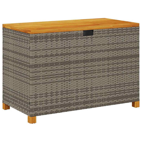 vidaXL Garden Storage Box Grey and Brown
