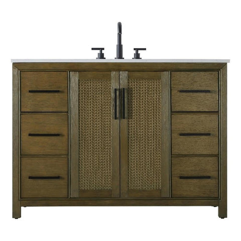 Alina Bathroom Vanity Hazel Oak
