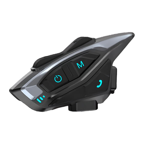 Daytona Helmets Bluetooth Motorcycle Headset - 8 Rider Helmet Bluetooth Intercom with CVC Noise Reduction, Radio, Hands-Free Calling - IP65 Waterproof Motorcycle Headset