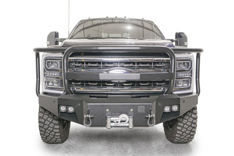 Fab Fours FS23-A5950-1 Premium Winch Front Bumper fits 23-23 Ford F-350 Super Duty - w/Full Grill Guard