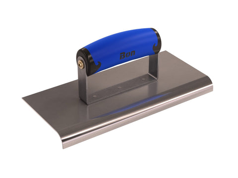 Bon 62-455 9-Inch by 4-Inch Stainless Steel Concrete Sidewalk Edger with 1/2-Inch Radius and 5/8-Inch Deep Comfort Grip Handle