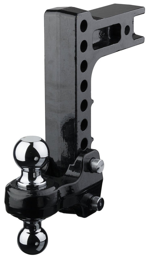 EQUALIZER Fastway Flash Solid Steel 49-00-5625 Adjustable Steel Ball Mount with 6 Inch Drop, 2.5 Inch Shank, and Chrome Plated Balls
