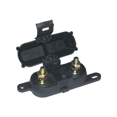 Bussmann HMEG Fuse Block/Holder with Cover For AMG Fuses - 500A, 8 AWG to 1/0 AWG, 1 Pack