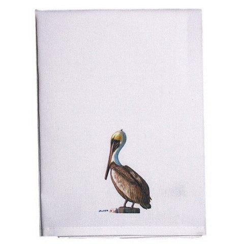 Betsy Drake GT035 Sitting Pelican Guest Towel