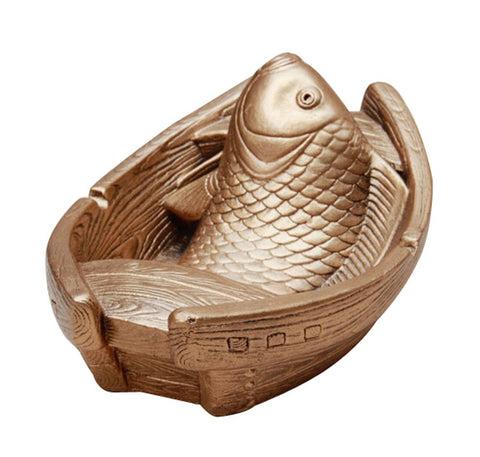 PANDA SUPERSTORE Creative Gifts Fashion Ashtrays Practical Ashtrays Golden Fish