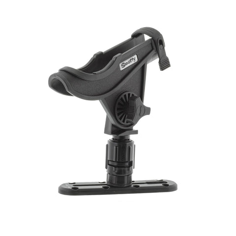 Scotty 0282-BK Baitcaster Rod Holder with Gearhead & Track