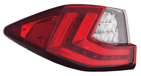 ACK For Lexus RX350 / 450h 16-19 / RX350L / 450L 18-20 Tail Light Outer PREMIUM CAN Built Driver Side CAPA | DOT Certified 81560-0E140 | LX2804131C