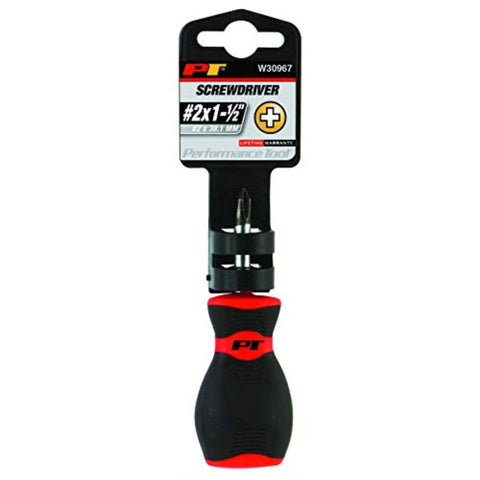 Performance Tool W30967 Stubby Screwdriver, 2 x 1-1/2