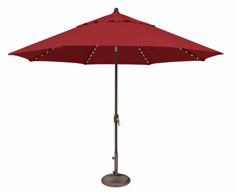 SimplyShade Lanai Pro Patio Umbrella in Red