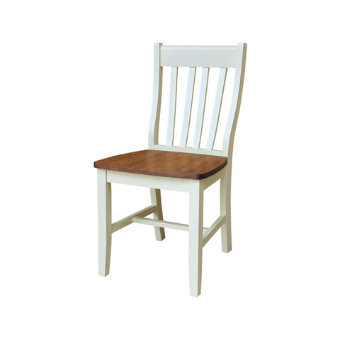 IC INTERNATIONAL CONCEPTS 36" Solid Wood Round Top Pedestal Dining Table with 4 Chairs - Multi-Color