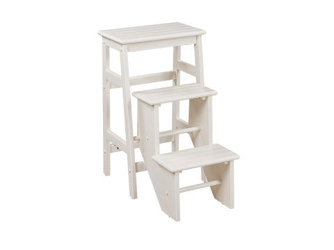 Niko Folding 30" Step Stool - Cream