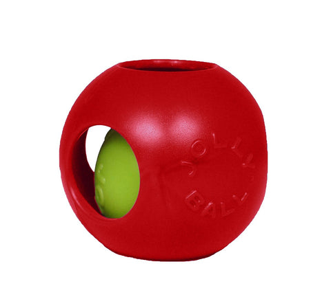 Jolly Pets Teaser Ball Dog Toy, Extra Large/10 Inches, Red (1510 RD)