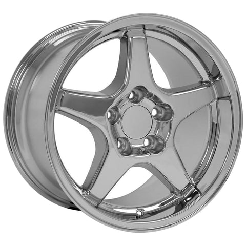 OE Wheels LLC CV01-17110-5475-50C Chrome Wheel Painted (17 x 11. inches /5 x 120 mm, 50 mm Offset)