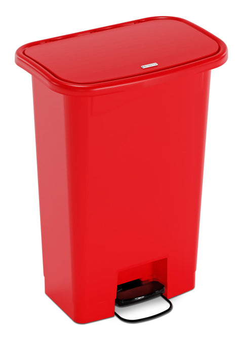 Waste Mate Plastic Waste Receptacle 13 Gallon Red