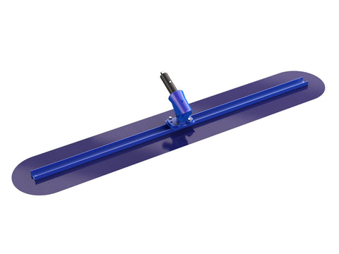 Bon 22-529 72-Inch by 12-Inch Round End Blue Steel Bull Trowel with Worm Gear Bracket