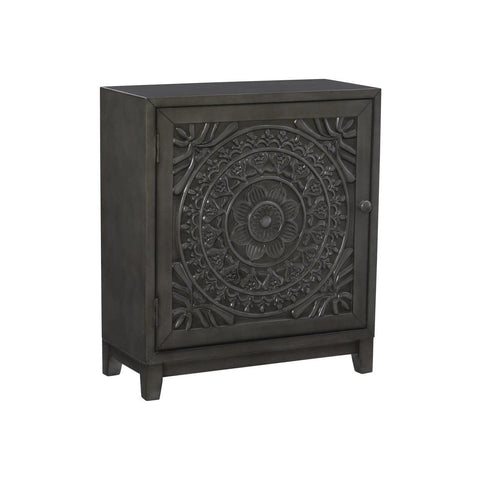 Powell Furniture Grace Accent Cabinet Dark Grey