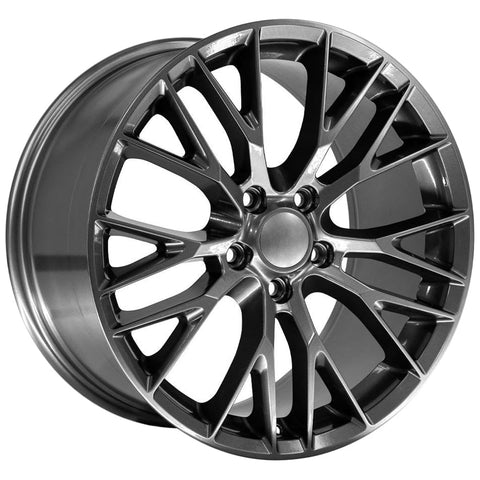 Automotive OE Wheels LLC CV22B-18085-5475-56G Gunmetal Wheel Painted (18 x 8.5 inches /5 x 120 mm, 56 mm Offse