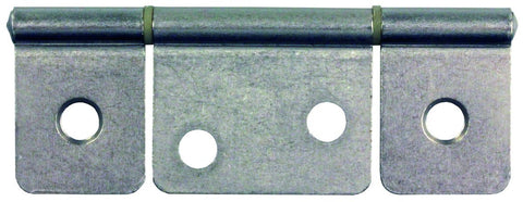 JR Products 70635 Non-Mortise Hinge - Satin Nickel 3.5 x 1.5 x 1.2"