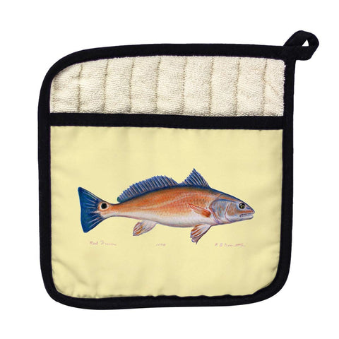 Betsy Drake PT007C Multi Fish C Pot Holder