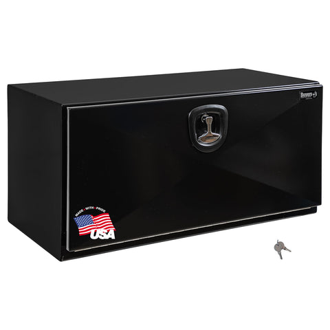 Buyers Products 1752805 Black Pro Series Steel Underbody Truck Box, 18x18x36 Inch, Durable Tool Box For Vehicle Storage and Organization