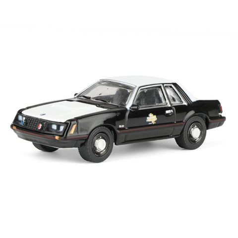 Greenlight Collectibles 30542 1:64 Scale Hot Pursuit - 1982 Mustang SSP - Texas Department of Public Safety (Hobby Exclusive)
