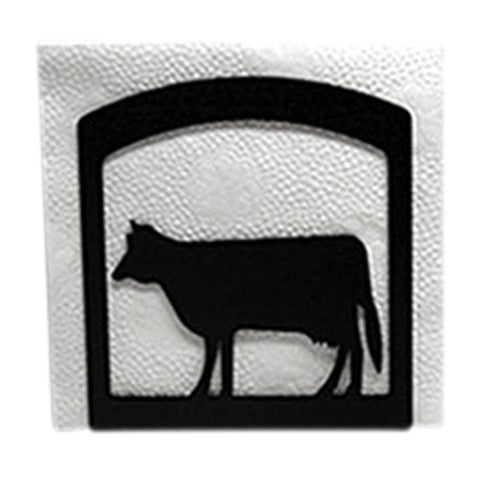 Village Wrought Iron Cow Napkin Holder