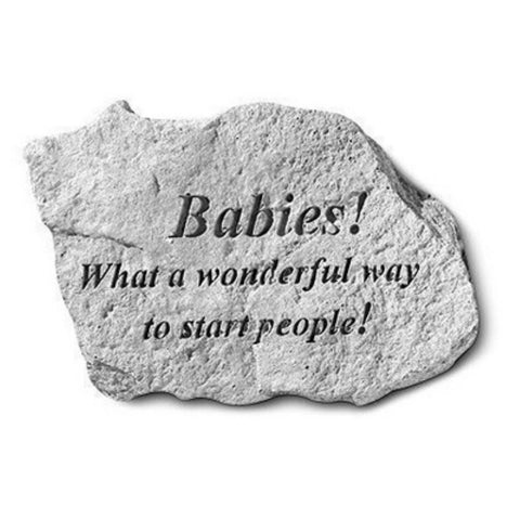 Babies! Garden Stone