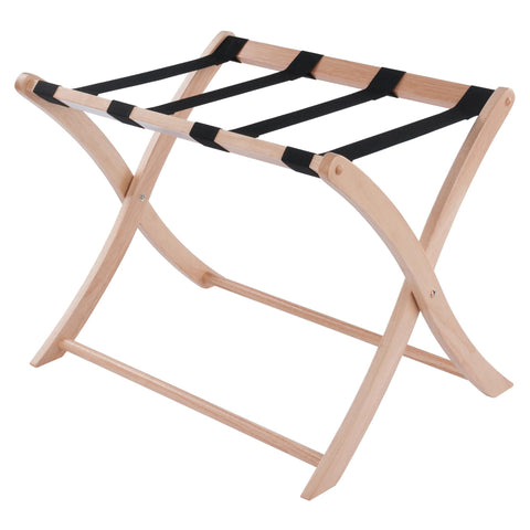 Winsome Scarlett Luggage Rack, Sturdy Folding Suitcase and Bag Stand for Guest Room, Bedroom, Must Have Foldable Storage Essential for Guests, Small Businesses, Home