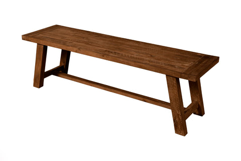Alpine Furniture Newberry Acacia Bench, Medium Brown