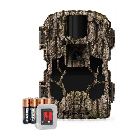Stealth CAM Prevue 26 Hunting Weatherproof 26 MP & 720P Video Camo Trail Camera with 2.4" Color TFT Screen, 80ft Detection & IR Range - 8 AA Batteries, 16GB SD Card and Nylon Strap Included