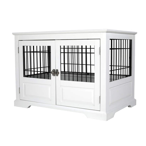 Fairview Triple Door Crate, Large, White