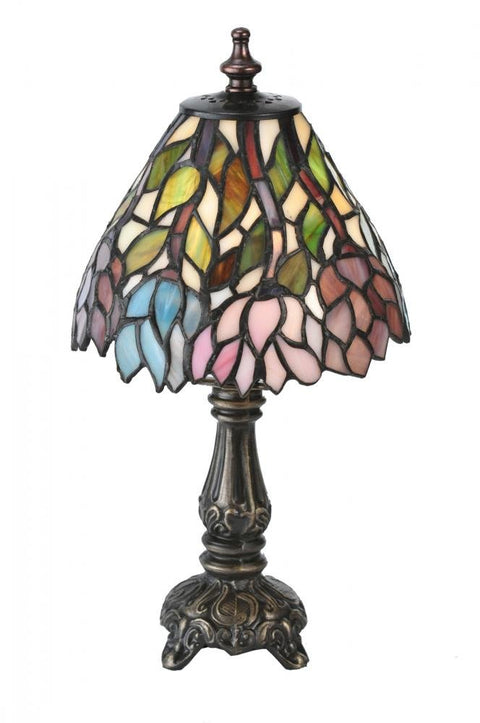 Meyda Tiffany 18520 Lighting, 13" H, Finish: Beige Pink Purple