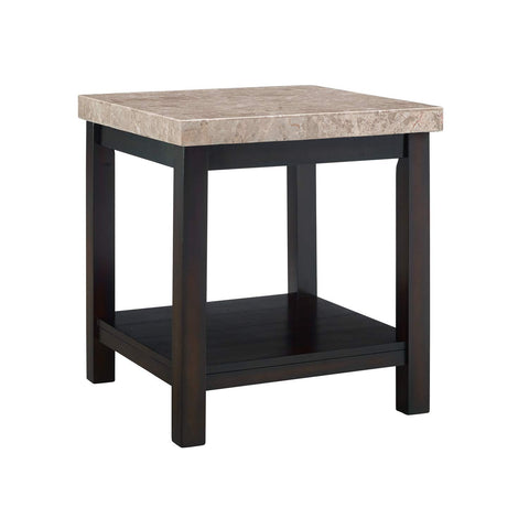 Picket House Furnishings Caleb End Table with Marble Top
