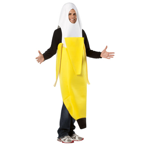 Rasta Imposta Peeled Banana Adult, Yellow, One Size