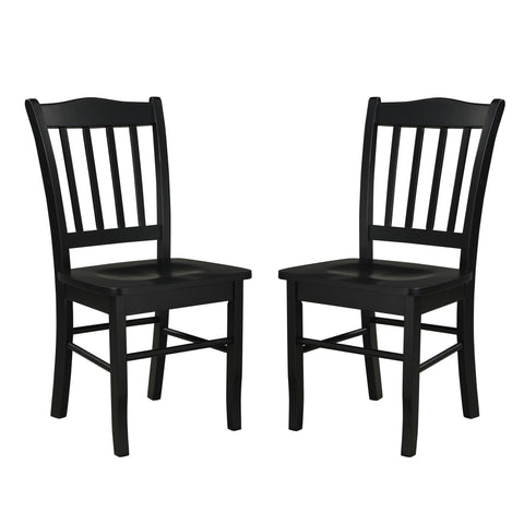 Shaker Dining Chairs, Set of 2 - Black