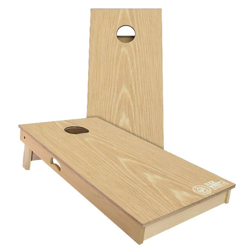 Skip's Garage Limewood Cornhole Set - All-Weather 2x4 (Weather Bags) - Include Case + Edge Lights