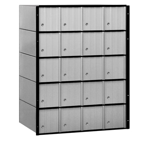 Salsbury Industries 2220 Standard System Aluminum Mailbox with 20 Doors