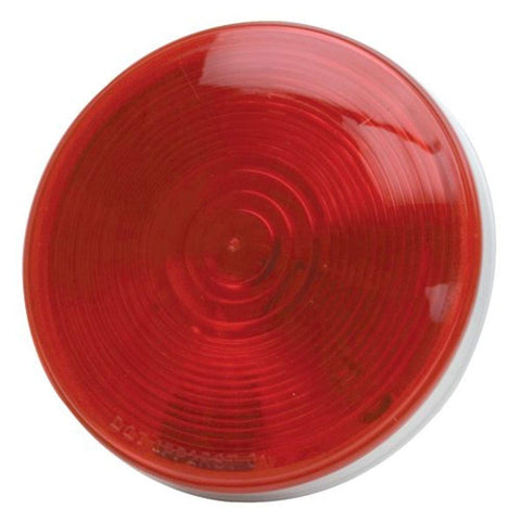 RoadPro RP-4064R 4" Red Round Sealed Light with 3-Prong Connector