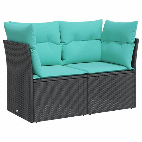 vidaXL Chill in Style: Modern Outdoor Couch, Cozy Lounge Chair, Tough Rattan, Weather-Proof for Patio Fun